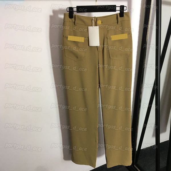 

luxury women pants autumn spring trousers ins fashion street style trousers high waisted wide leg suit pants, Black