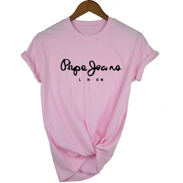 

women's tshirt latest pepejeanslondon shirts summer men'swomen's short sleeves fashion rend shirt ops 230222, White