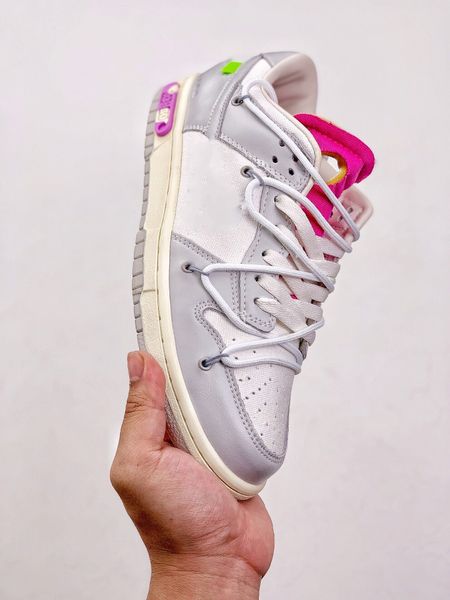 

2023 girls boys shoes skateboarding ow x duks low lot 3 of 50 sail neutral grey-white outdoor designer sneakers