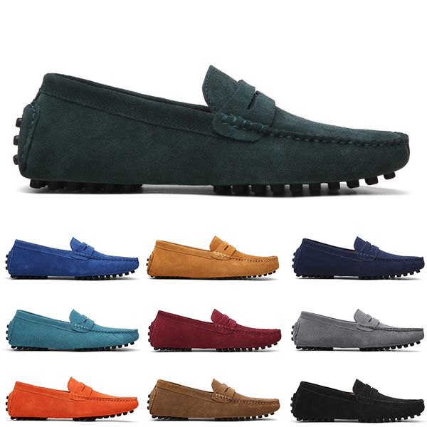 

men casual shoes solid color popular breathable silvers taupe dlives mahogany brown joggings walking low soft multi leather mens sneakers ou, Black