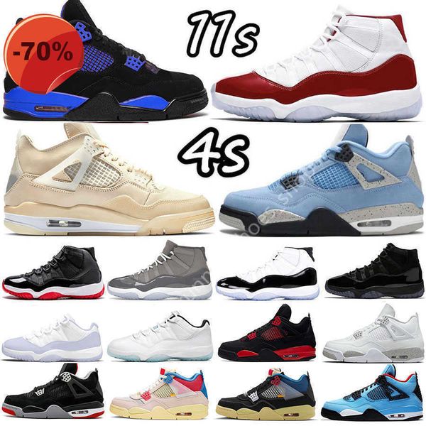 

sandals 2022 sail 4 4s mens basketball shoes sneakers 11 11s cherry cool grey concord gamma university blue fire red oreo bred black cat
