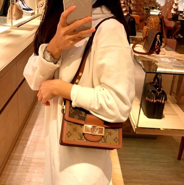 

2022 dauphine fashion bags shoulder women's handbag designer brand messenger bag wallet purse crossbody bagd