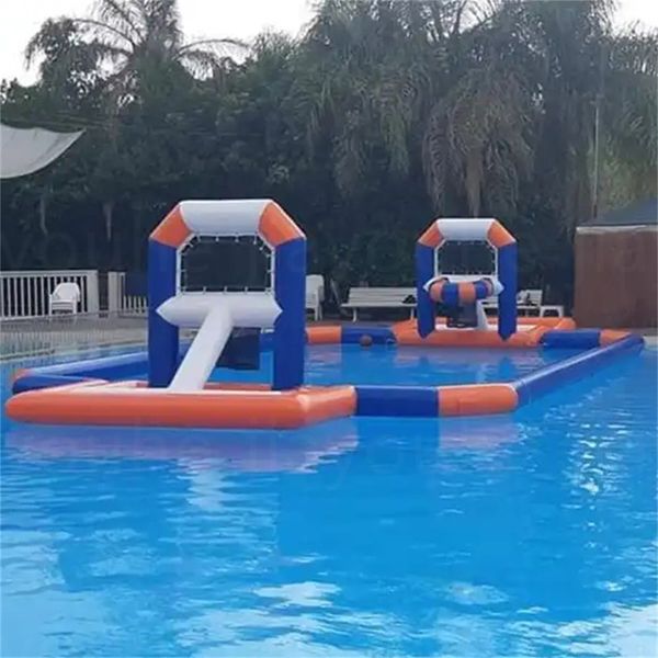 

training equipment water park inflatable floating basketball hoop goal court basketball water field sport games play on sea beach park send