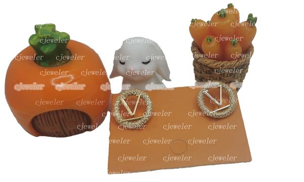 

Bracelet Earrings Necklace Jewelry Sets letter V Gold silver full diamonds for womens luxury jewellery orecchini bijoux cjewelers wedding bangles, Golden