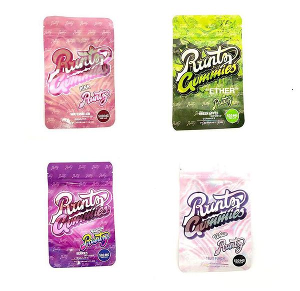 

pink white package bags mylar bag 500mg zipper packaging pouch