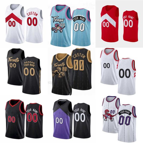 

men womens youth toronto''raptors''custom 25 chris boucher 5 precious achiuwa 9 d.j. wilson 12 josh jackson 32 otto port, Black;red