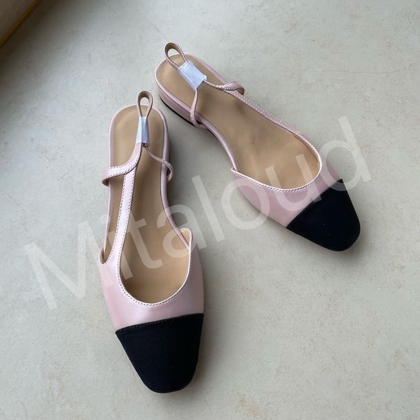 

sandals sell classic women s genuine leather casual summer sling backs flats shoes with large size42 230221, Black