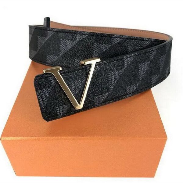 

2023 luxury design mens belt fashion men leather black business belts, Black;brown