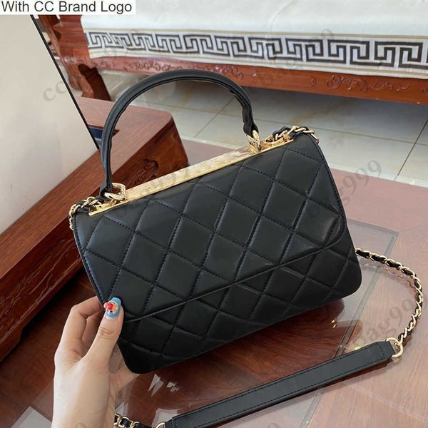 

cc totes designer trendy quilted co handle totes bags vintage letter sequined classic lambskin genuine leather hardware luxury multi pochett