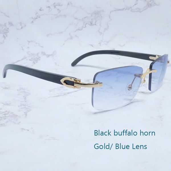 

square sunglasses men buffalo horn mens luxury brand designer sunglass vintage buffs sun glasses new fashion factory sun glasses 70%off c6jr, White;black