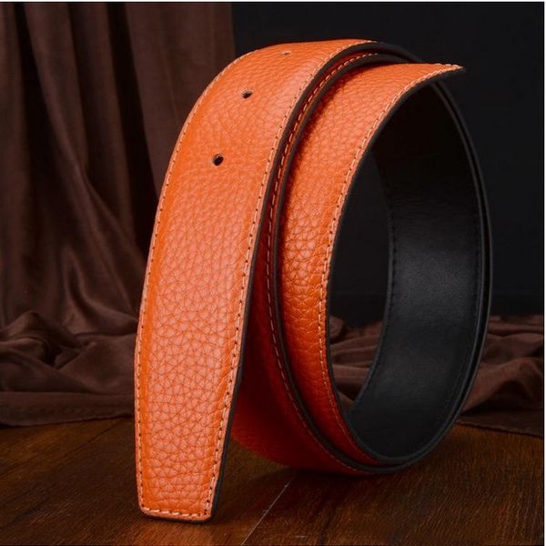 

luxury designer belt for men genuine leather cowhide width 3.8cm women designers letter belts gold silver buckle mens business waistband cin, Black;brown