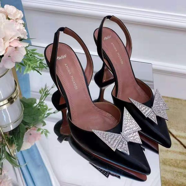 

woman sandal designer sandals shoes luxurious slides women foam runners wedges height 9.5 cm leather party style soft super heel luxury fash, Black
