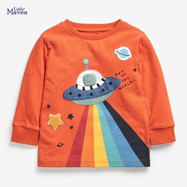 

clothing sets little maven 2023 fashion baby boys t shirt cotton space lovely and comfort for kids 2 7 year 230222, White