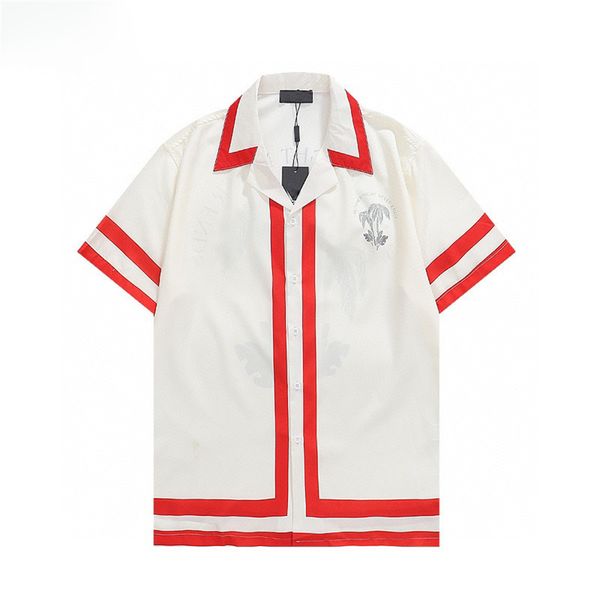 

men designer shirts summer shoort sleeve casual shirts fashion loose polos beach style breathable tshirts tees clothing #029, White;black