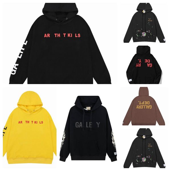

new hoody mens womens designers hoodies fashion galleryse hoodys winter man long sleeve men s hoodie clothing 9hvo, Black