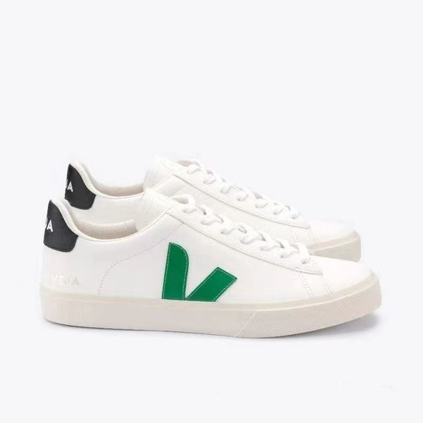 

wholesaleoriginal veja campo womens sneakers men's classic white shoes fashion couples veja shoes vegetarianism style size 35-45 bpl, Black