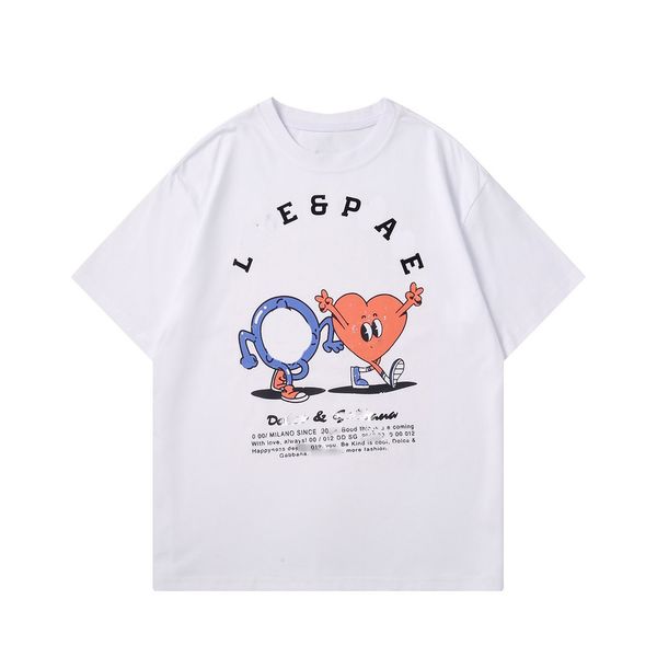 

men's mens t shirt womens designer tee summer breathable luxurys 230g double cotton t shirts printing tee poly cotton twill fabric brea, White;black