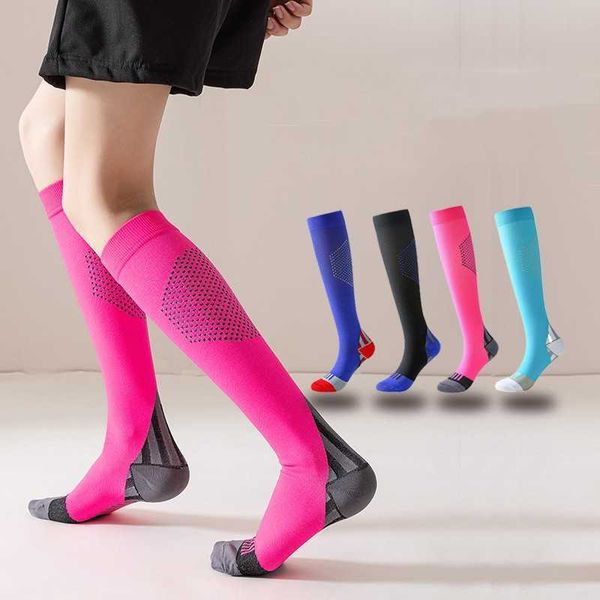 

5pc socks hosiery net red new honeycomb calf jump compression socks autumn and winter new long tube ski climbing socks men and women hiking, Black;white