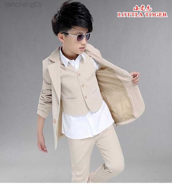 

clothing sets boys wedding suit kids tuxedos page boy outfits 3 pieces autumn clothing sets boys blazer suit corduroy occasion suits w0222, White
