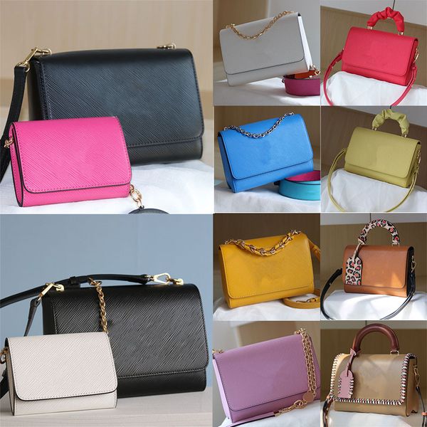 

twist mm bag removable twist pm shoulder bags epi leather luxury designer women handbags crossbody hand lock flap chain wallet purse 2023