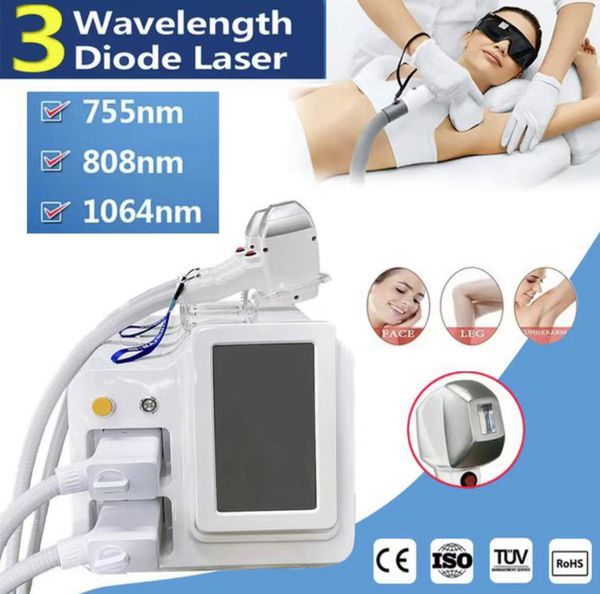 

lightsheer laser hair removal 2 in 1 skin rejuvenation machine three wavelength diode lazer machines on sale, Black