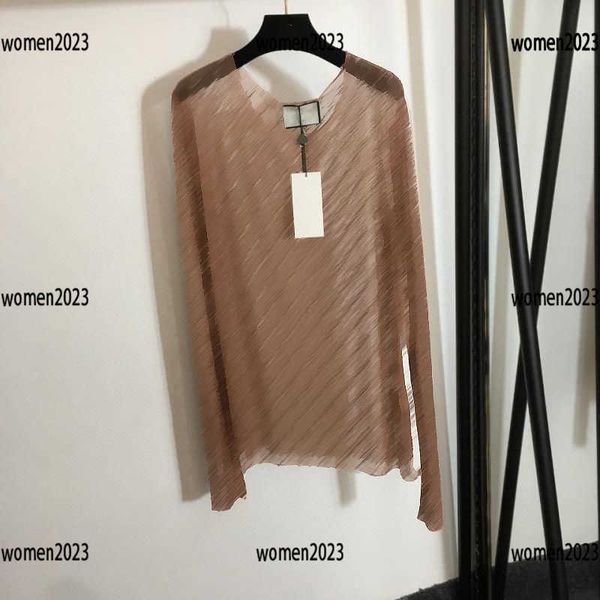 

woman long sleeve t-shirt lady shirt female base layer summer size s-l stylish mesh see-through dress new arrivals feb, White