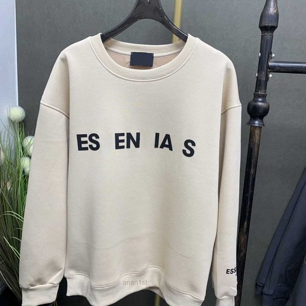 

america luxury designer hoodie mens sweatshirts pullover jumper cotton o-neck jersey sweater with mirror print hoodys pull femme essential, Black