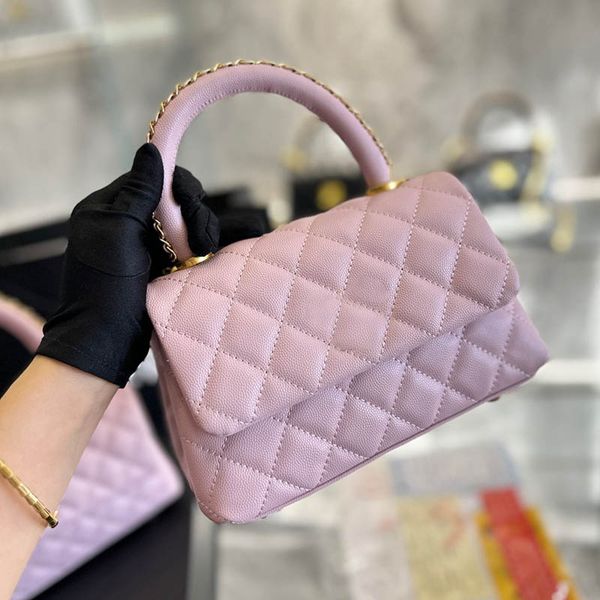 

classic women vintage handle flap shoulder bag caviar leather quilted trend crossbody designer bag luxury handbag multi pochetes suitcases c