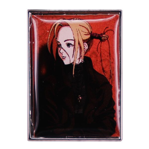 

witch hunter robin enamel pin backpack pins japanese anime girl badge brooch jewelry gifts, Blue
