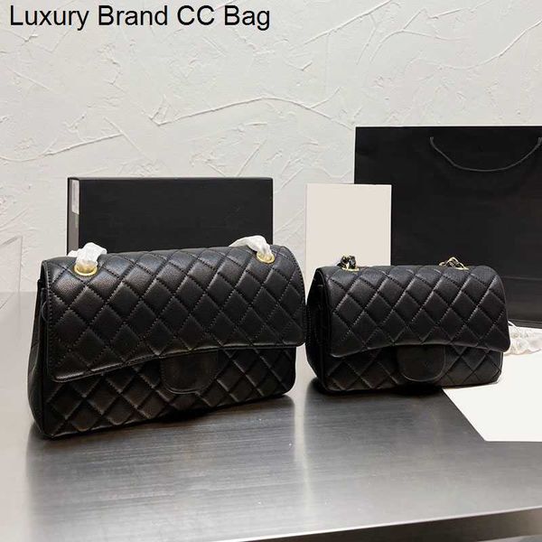 

cc shoulder bags womens caviar crossbody shoulder bags classic mini flap gold metal hardware genuine leather calfskin cosmetic case purse ph