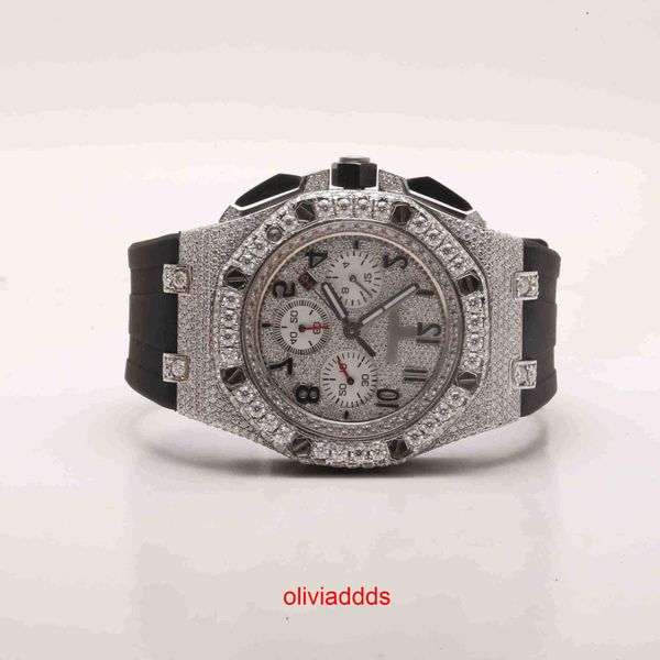 

fashion iced out watchesmens wrist luxury round cut lab gr ddgu 3ifx, Slivery;golden