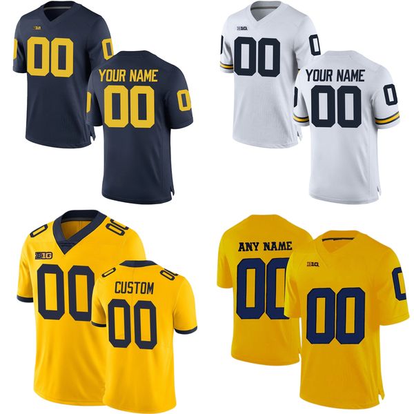 

custom ncaa college michigan wolverines football jerseys woodson patterson gary harbaugh peppers hudson brady evans robinson howard kinnel l, Black