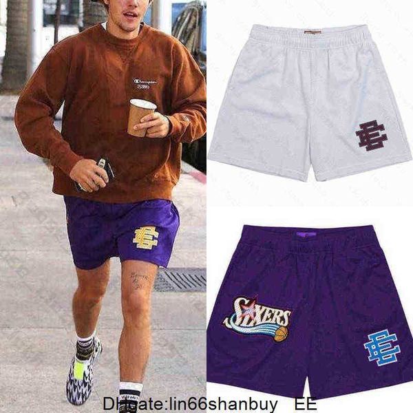 

8b2a men's shorts eric emanuel ee basic short mens womens designers mesh breathable beach pants sports series basketball pant g5 azlzxt, White;black