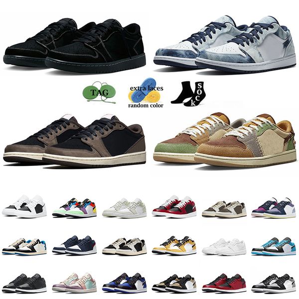 

jumpman 1s 1 low basketball shoes women men dark reverse chicago panda triple white unc sports outdoor runners 2023 university blue with soc