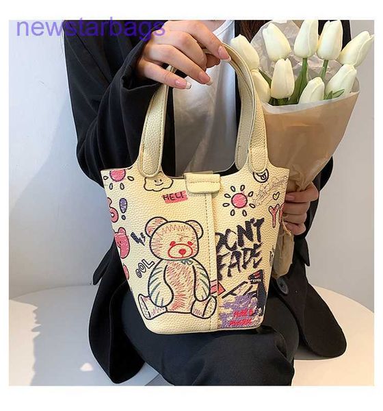 

designer herme picotin lock bags for sale graffiti vegetable basket bag women's bucket hand 2023 new fashion casual shoulder underarm m