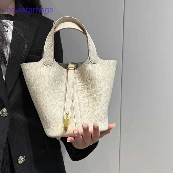 

designer herme picotin lock bags for sale fashionable leather togo vegetable basket women's bag versatile bucket hand 2023 new sma