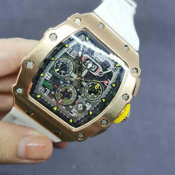 

watches luxury echanical mens mechanics hig watch automatic richa limited richardmillerwatch edition rubber skeleton business wristwatch men, Black;brown