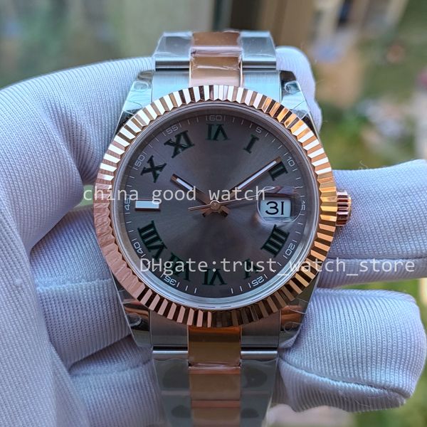 

5 style 41mm dial watch super bp factory stainless steel rose gold jubilee strap 2813 automatic movement watches bpf wristmaps sapphire glas, Slivery;brown