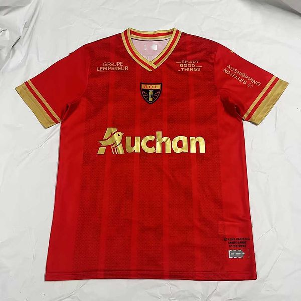 

2023 2024 maillot rc lens saint-barbe special soccer jerseys third away 22 23 kakuta openda 11 ganago sotoca fofanacommemorative edition, Black;yellow