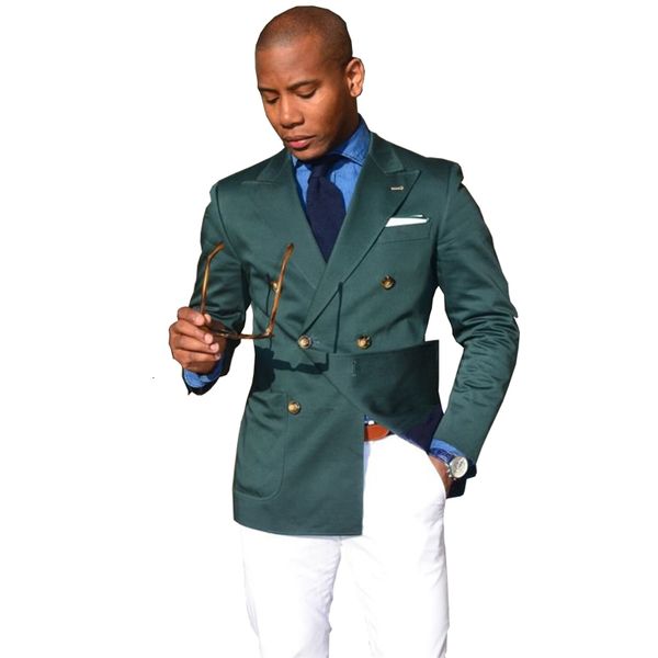 

men's suits blazers blazer suit double breasted lapel casual jacket wedding tuxedo formal clothes outerwear 230222, White;black