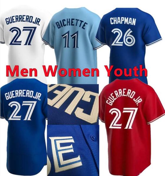 

2023 vladimir guerrero jr. jersey bo bichette alejandro kirk alek manoah 26 matt chapman george springer drury hernandez gurriel jr. jerseys, Blue;black