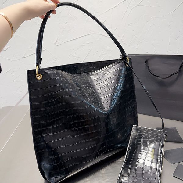 

designer women suzanne maxi hobo shopping bag france luxury brand sl alligator leather tote handbag lady large capacity crossbody strap shou