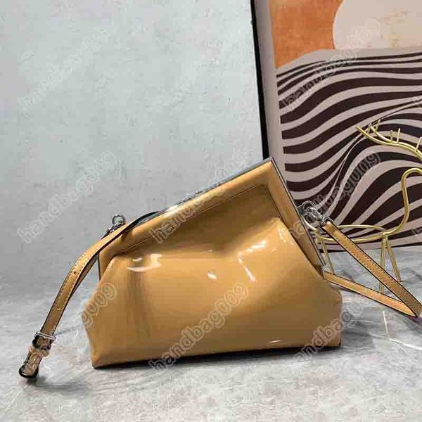 

5a quality designer women first bags letter shoulder bag crossbody fashion evening handbags patent leather clutch bag totes