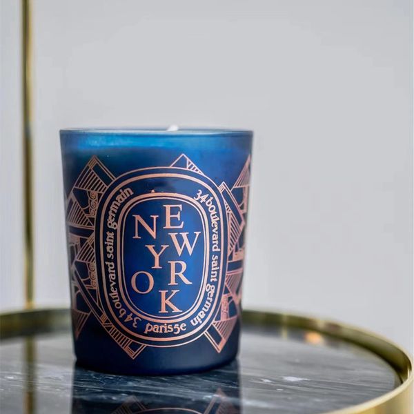 

2023 city limited edition perfume candle 190g bougie parfumee solid perfume candles 6.5oz incense scented fragrance paris brand solid parfum
