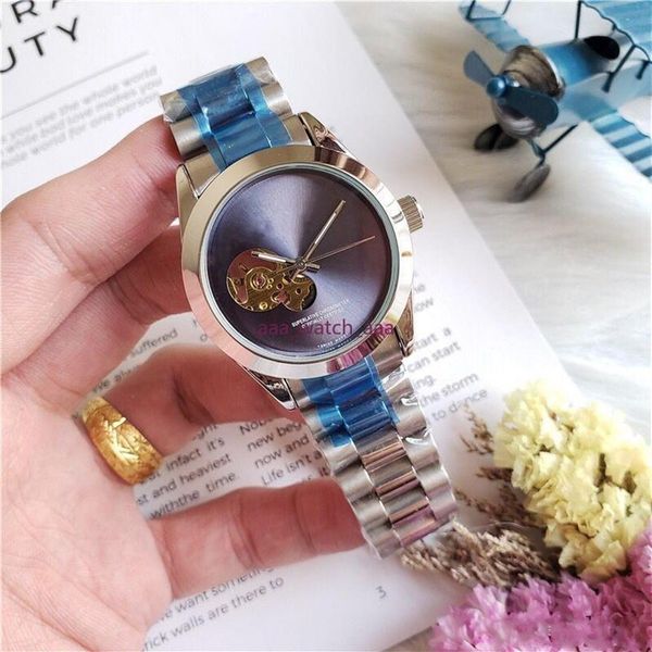 

2020 newnewmechanical automatic watch menes automatic mechanical sport mens watch men's watches rox2229y, Slivery;brown