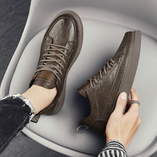 

2023 men women running shoes black brown white yellow mens trainers outdoor sneakers size 39-44 color61