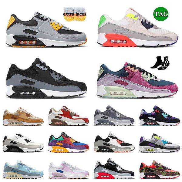 

casual shoes 2023 designer sports classic 90 90s running wolf grey unc viotech hyper raisin triple white black obsidian men women outdoor sn