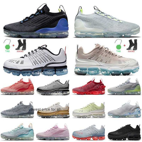 

fk-2020 men women running shoes 2021 360 tn plus big size eur 47 fly knit flynit obsidian triple black white team red pure platinum pink