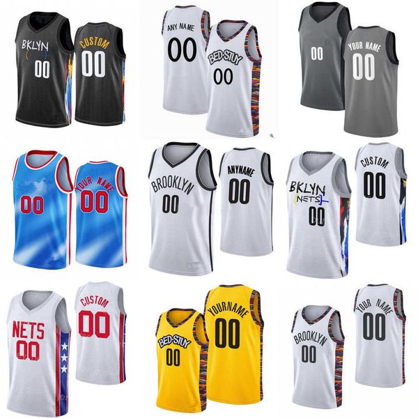 

men women youth brooklyn''nets''custom 00 royce o'neale 4 edmond sumner 20 edmond sumner 14 kessler edwards 18 yuta, Black;red