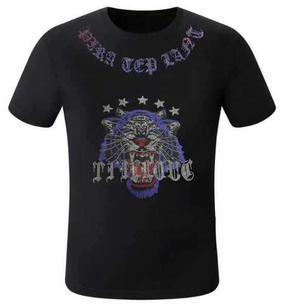 

shipping style designer rhinestone men's t-shirts men summer drop, White;black